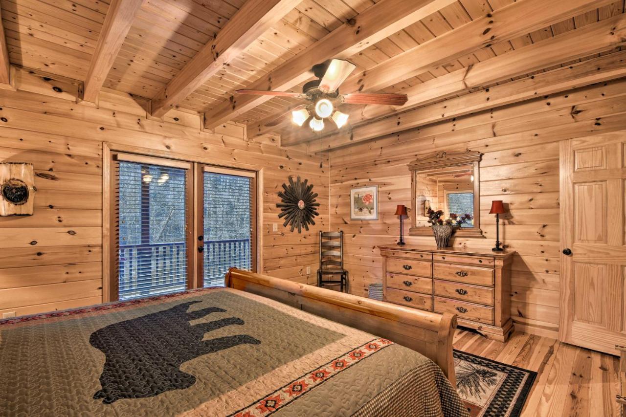 Riverside Ellijay Cabin With Hot Tub And Game Room Exterior photo